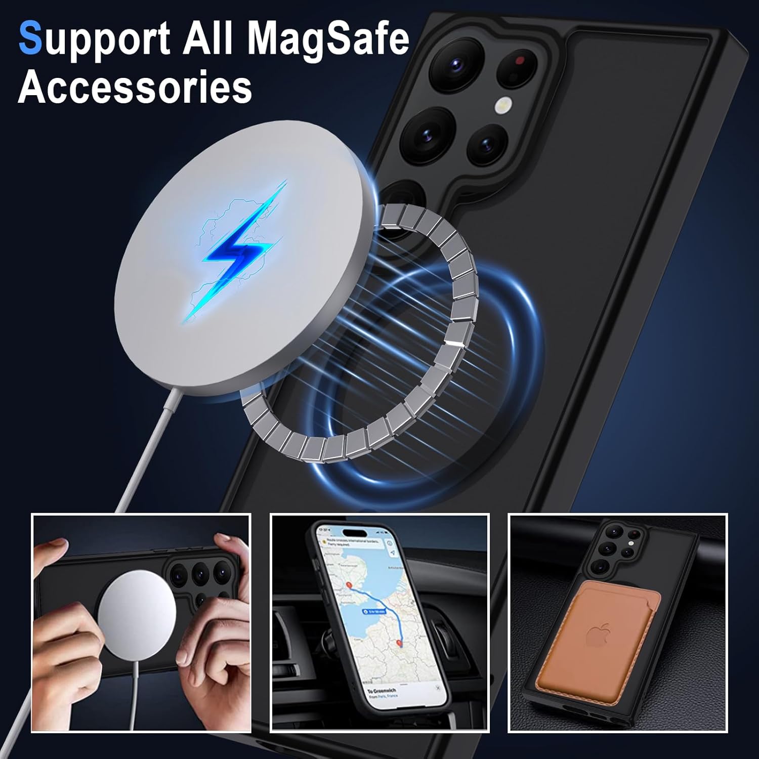 Thumbnail 1 de XTCASE Funda Magnética para Samsung Galaxy S25 Ultra