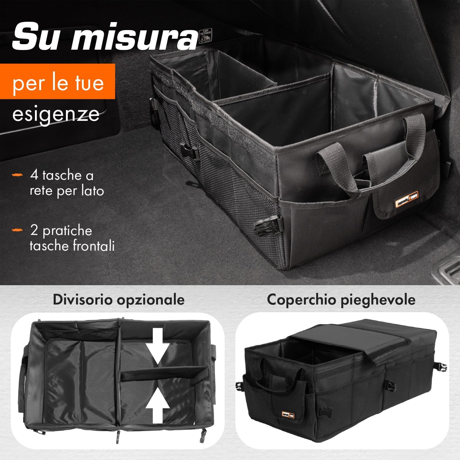 Thumbnail 2 de Upgrade4cars Organizer Bagagliaio Auto Grande