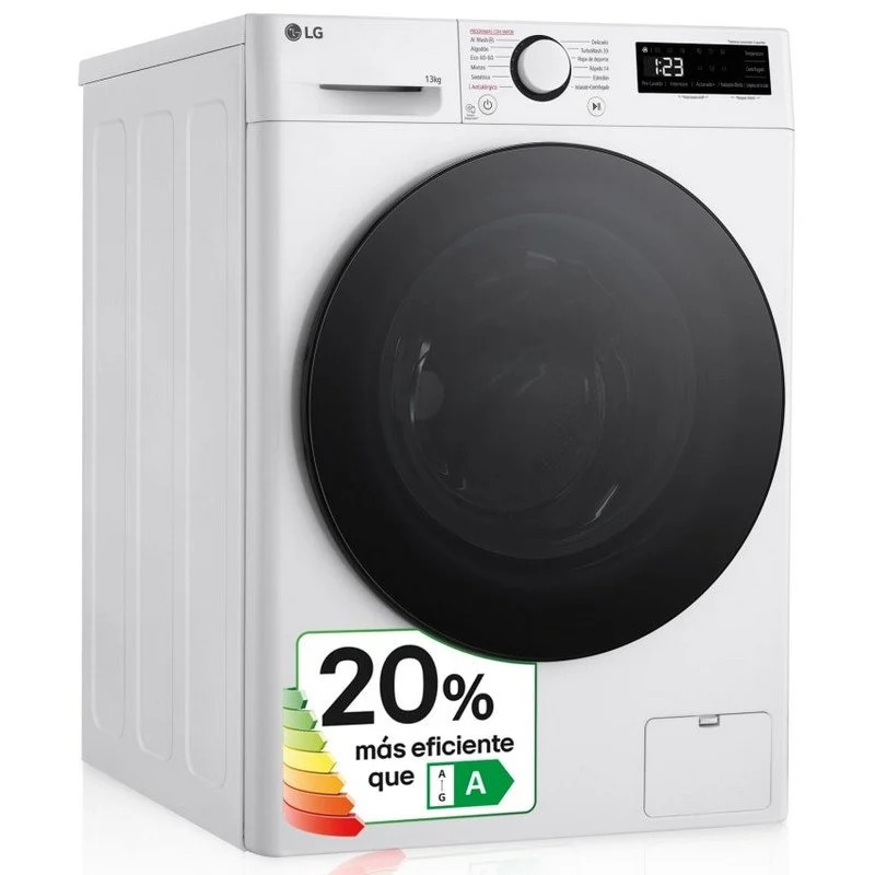 Detalle de LG F4WR6013AGW Lavadora carga frontal 13 kg