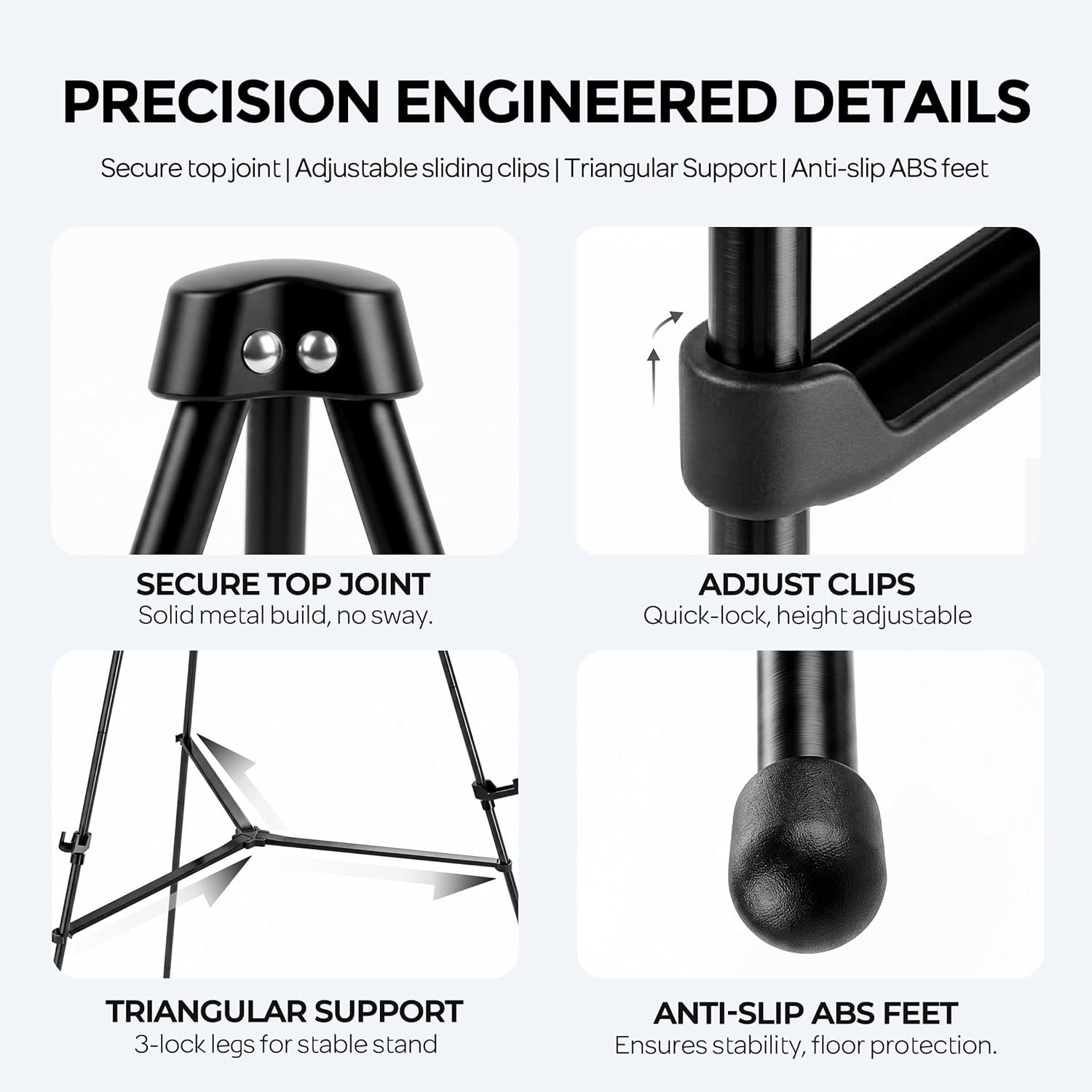 Detalle de Nicpro Sign Easel Stand, 63 Inches