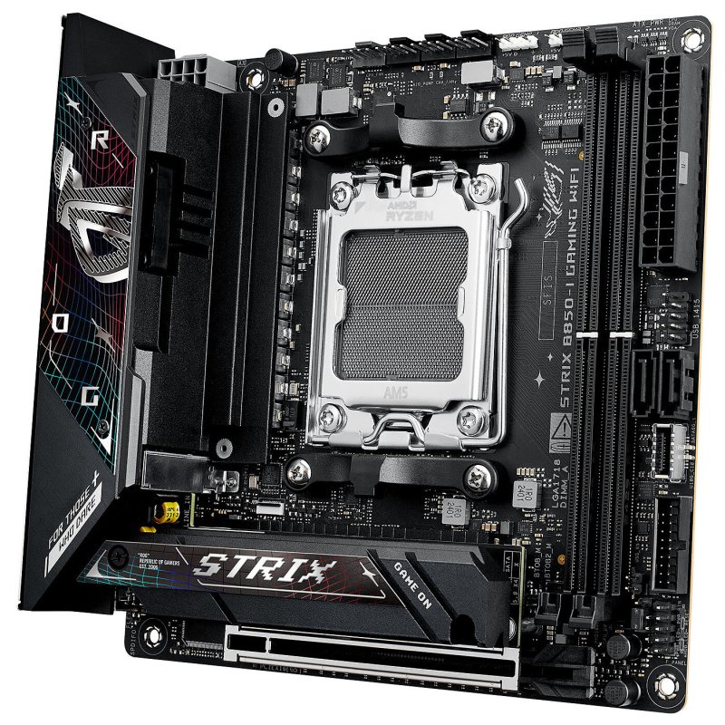Thumbnail 2 de ASUS ROG STRIX B850-I GAMING WIFI: placa base mini-ITX con PCIe 5.0, DDR5 y WiFi 7