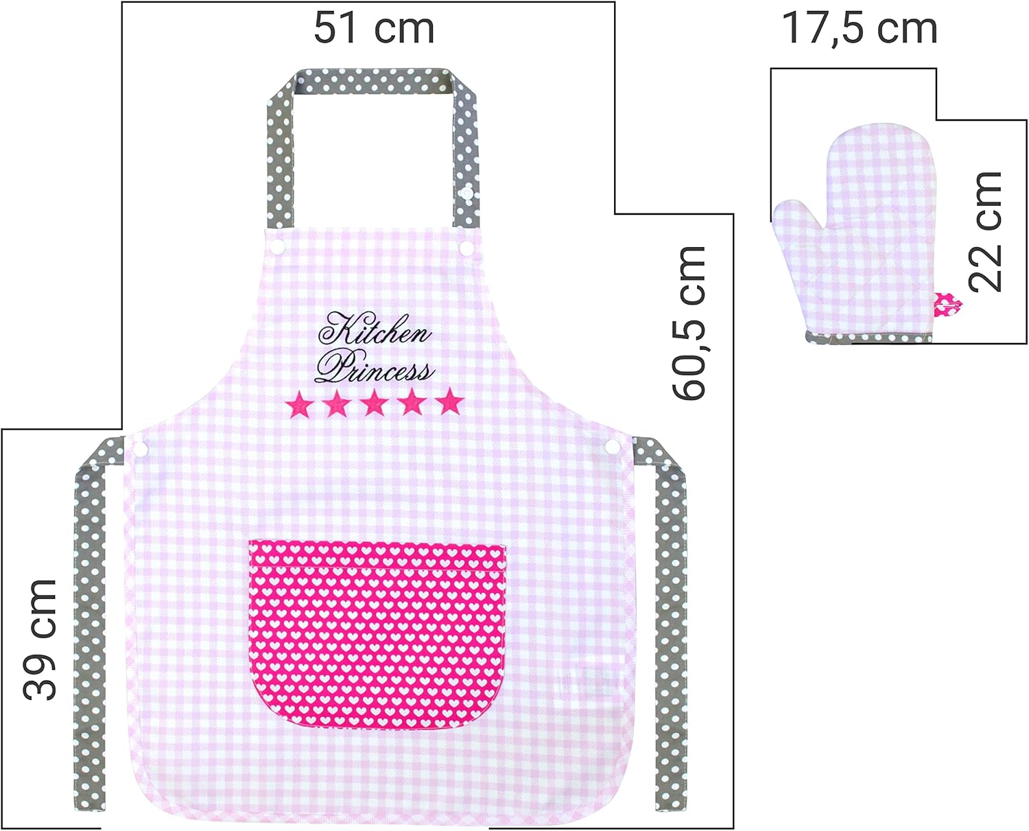 Detalle 2 de Emily's Check 468.550 toque de chef enfant