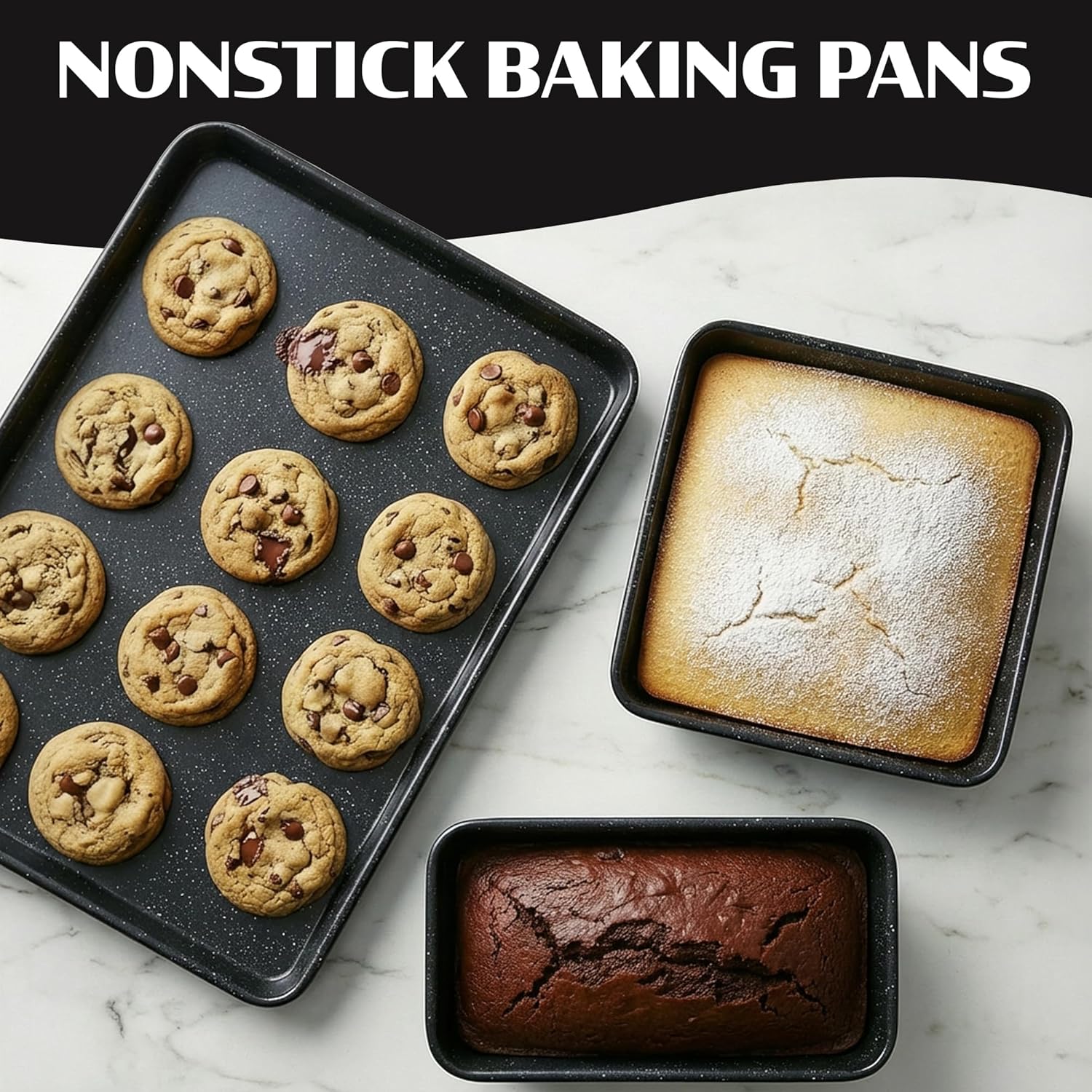 Thumbnail 5 de Granitestone Ceraluxe 20-Piece Ceramic Cookware Set: Complete Kitchen, Nonstick, Oven & Dishwasher Safe