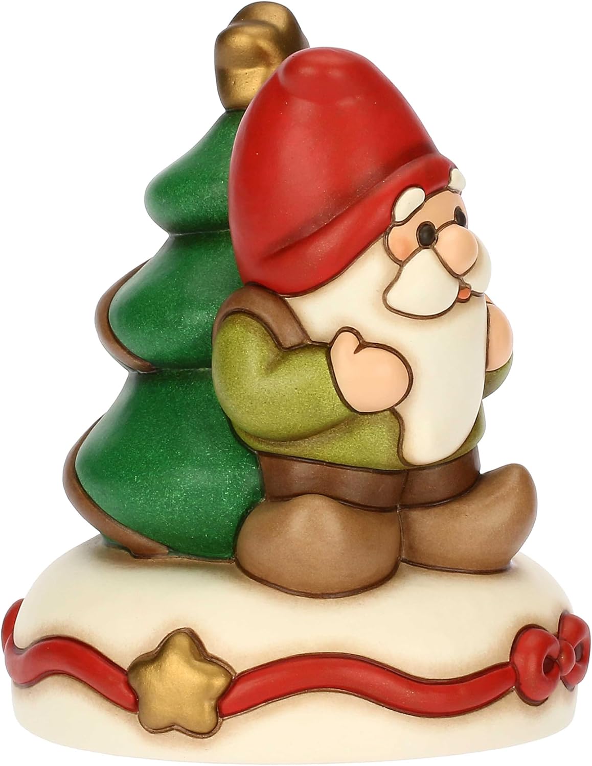 Thumbnail 3 de THUN Carillon Gnomo Oliver e Albero di Natale in Ceramica – versione media