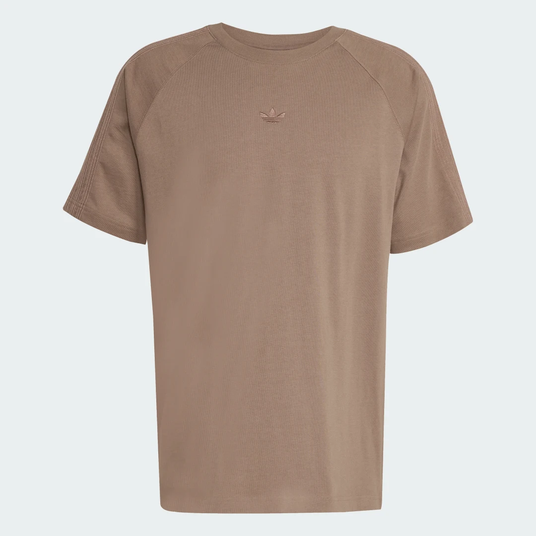 Thumbnail 3 de adidas Camiseta Premium Essentials en color marrón