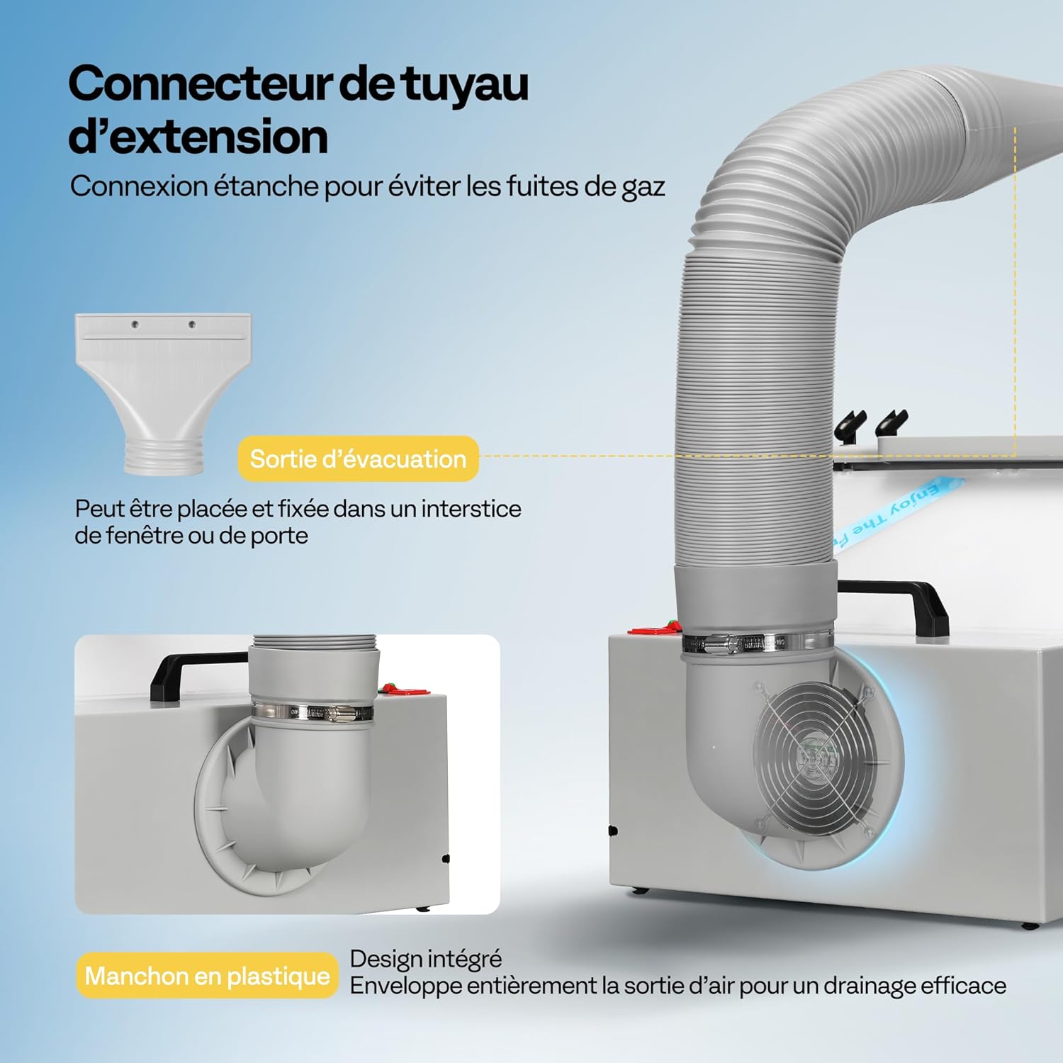 Thumbnail 3 de VIVOHOME Kit cabine de peinture pour aérographe portable avec éclairage LED et extraction