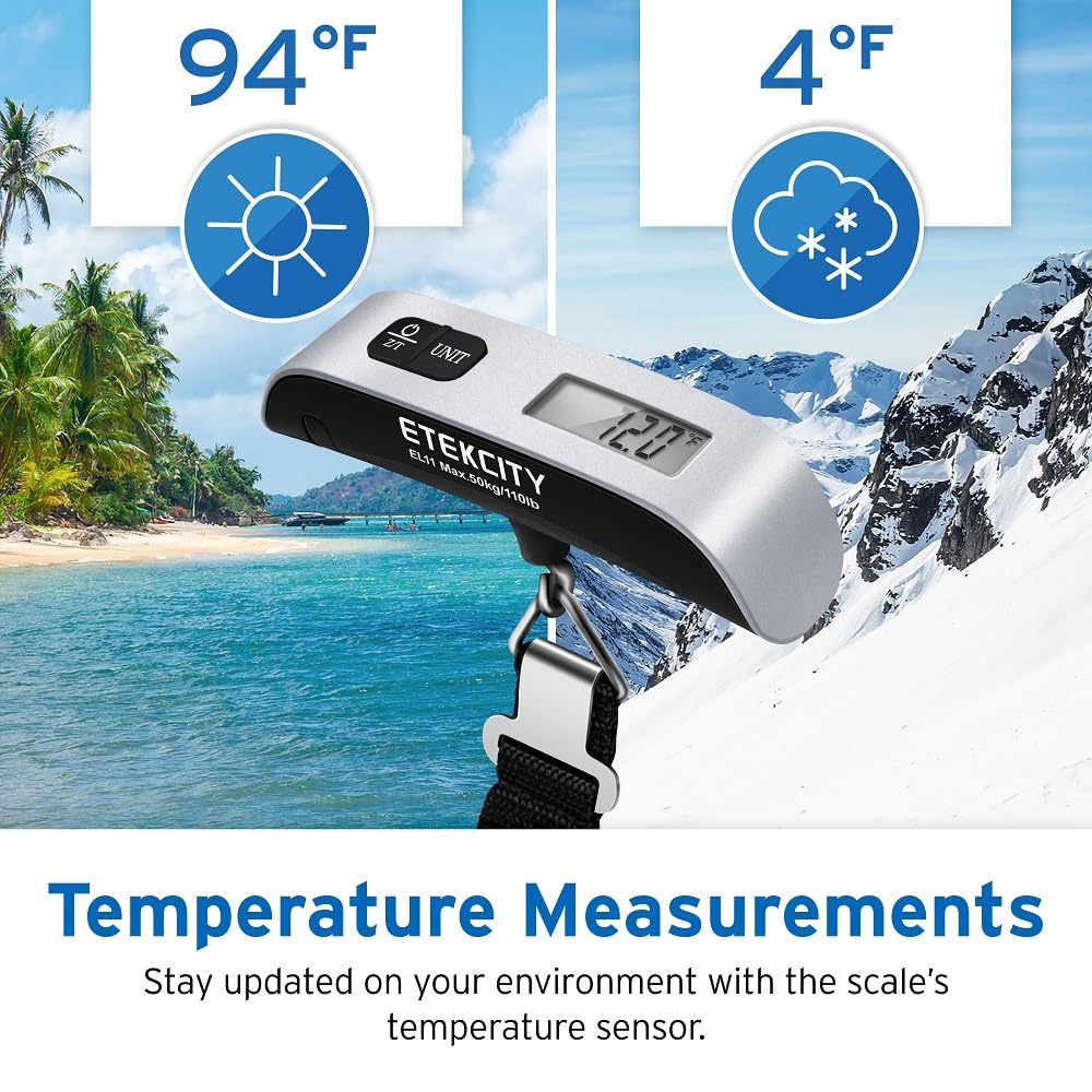 Thumbnail 4 de Etekcity EL11 Luggage Scale 110lb