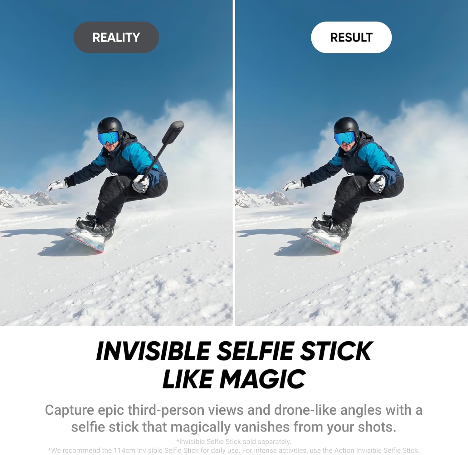 Thumbnail 5 de Insta360 X4 Air Starter Bundle (165g) 8K 360 Camera with Invisible Selfie Stick