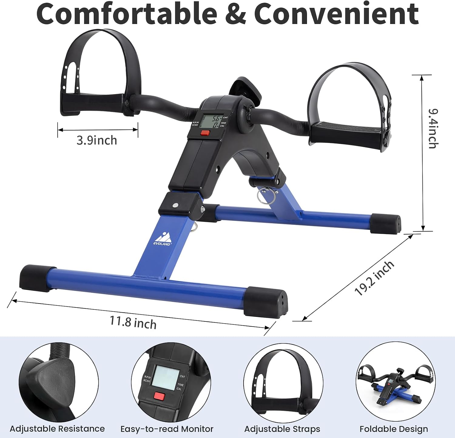 Detalle 2 de EVOLAND Pedal Exerciser Bike