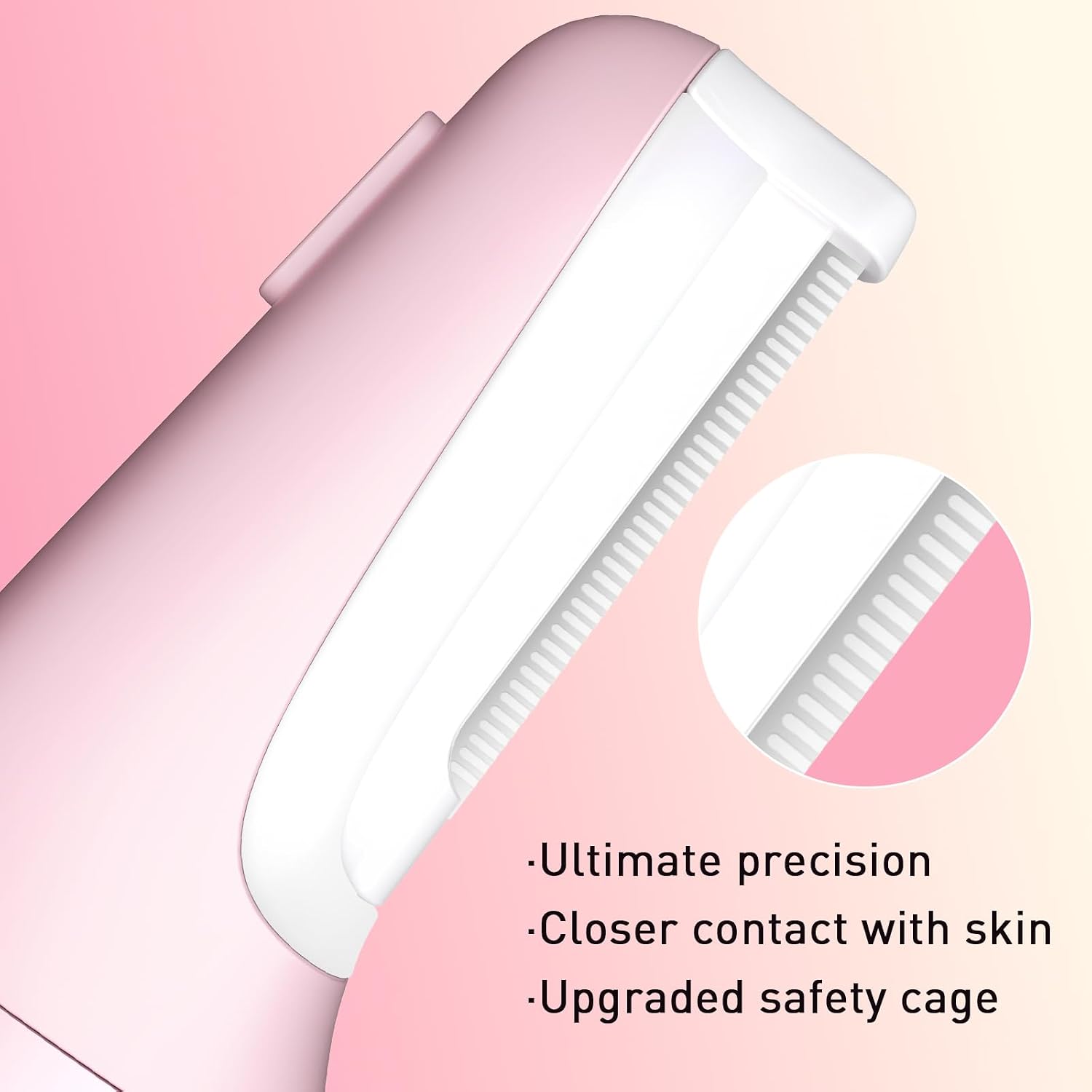 Thumbnail 6 de Dermaplane Razor for Women Face (Charm Pink) — Sonic Dermaplaning Tool With 10 Blades