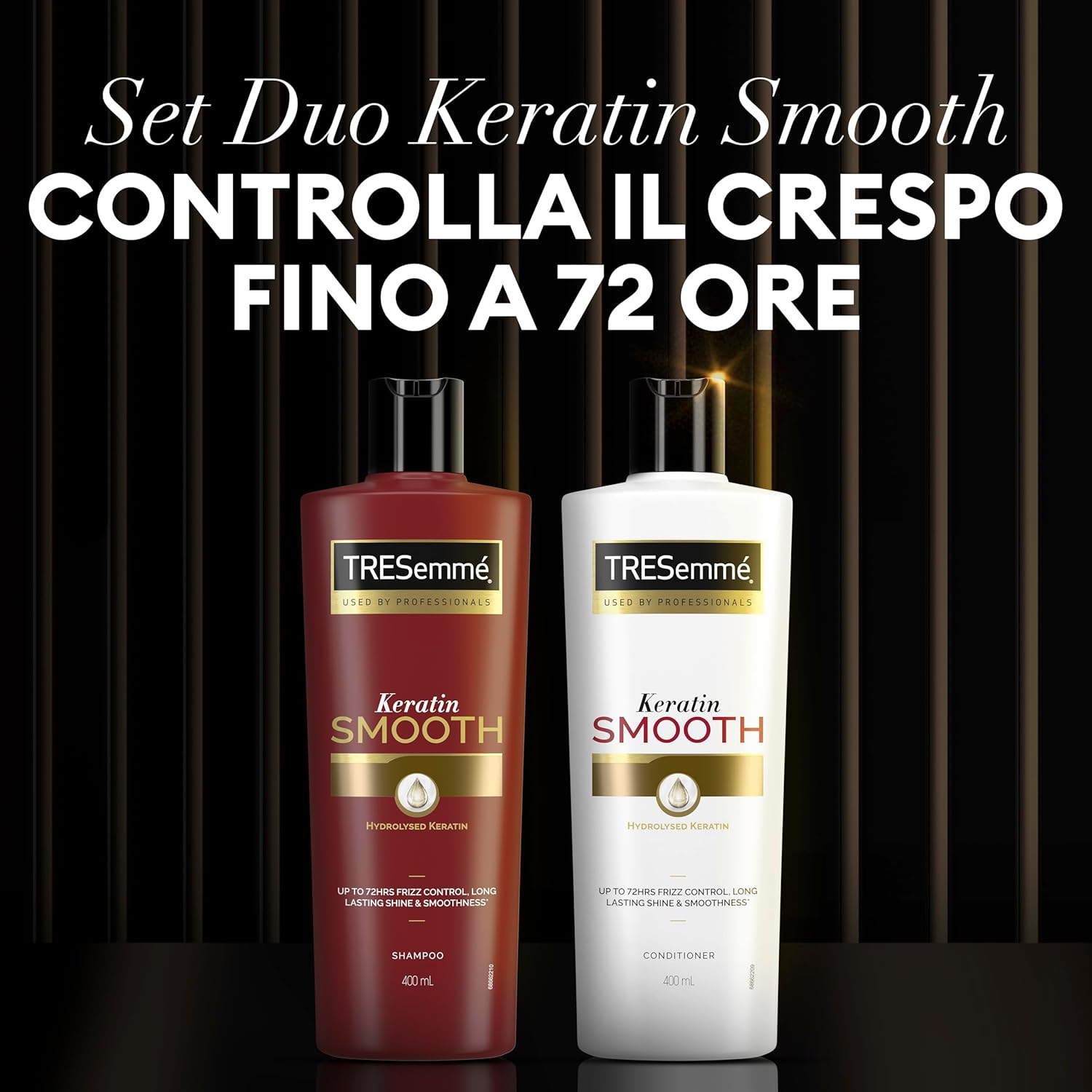 Thumbnail 1 de TRESemmé Keratin Smooth Set Shampoo e Balsamo Anti-Crespo con cheratina idrolizzata (400 ml + 400 ml)