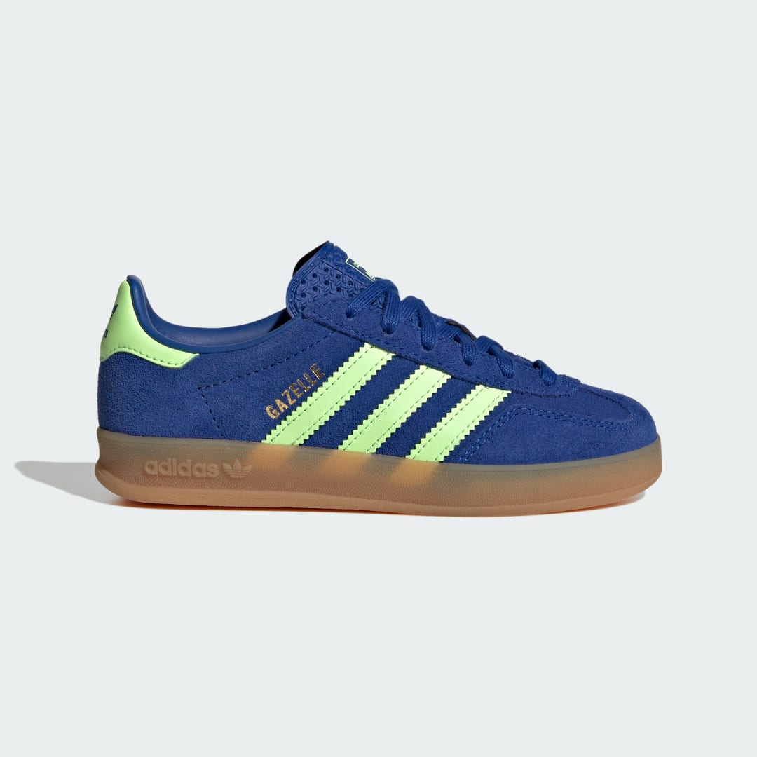 Detalle de ADIDAS Gazelle Indoor: zapatilla azul para interiores, con envío gratis y 30 días de devolución