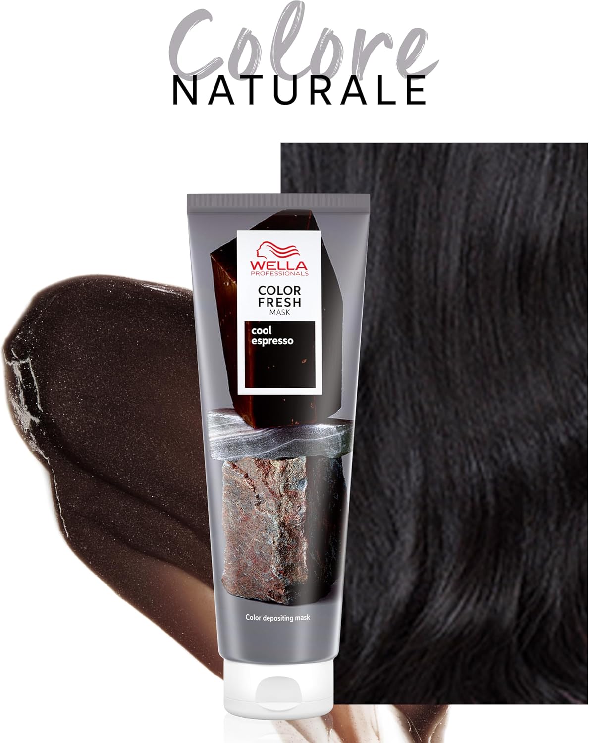 Thumbnail 3 de Wella Professionals Color Fresh Masks Cool Espresso – maschera colorata semipermanente per capelli scuri, 150 ml