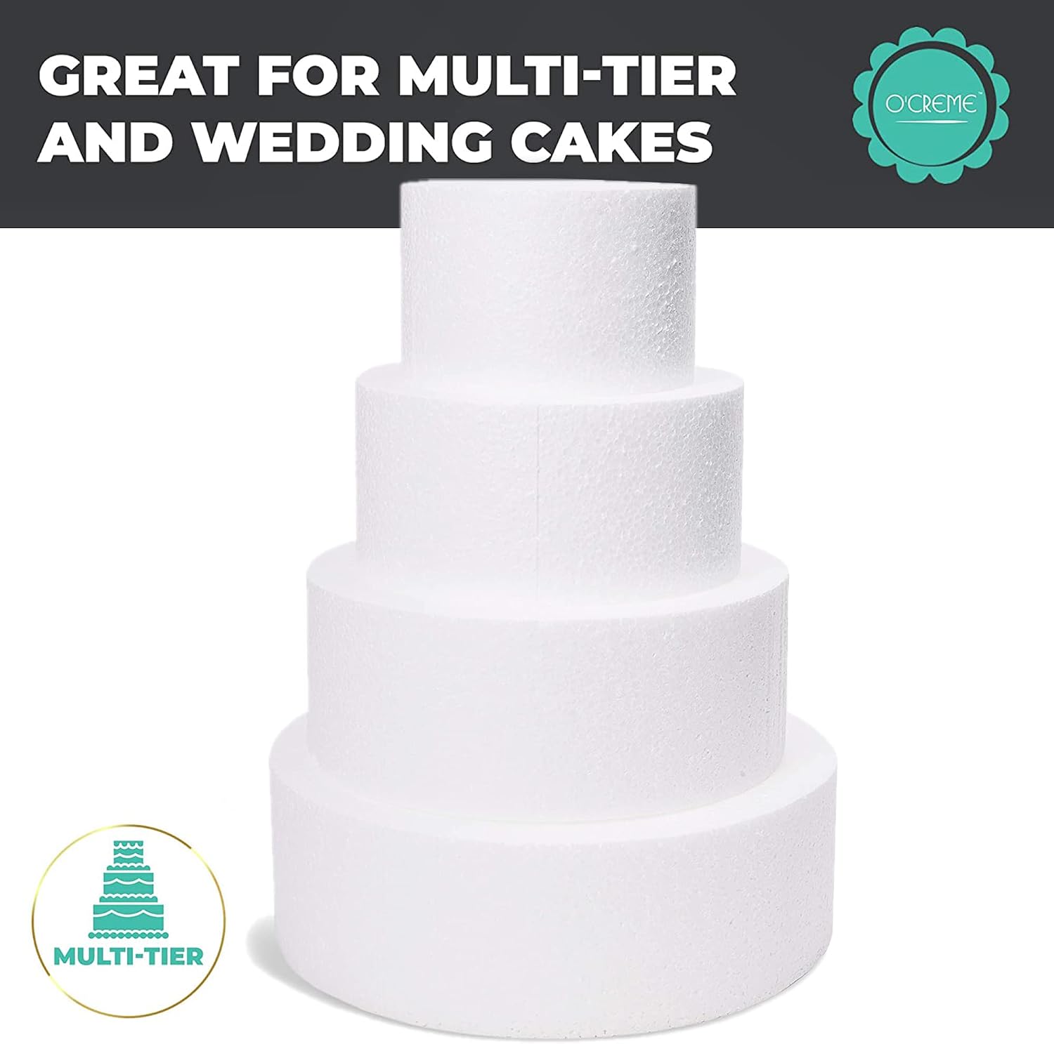 Thumbnail 4 de O'CREME Cake Decorating Dummy, 6-inch