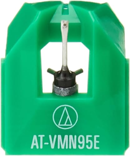 Detalle 2 de Audio-Technica VMN95E, pointe elliptique verte pour série VM95, cantilever aluminium