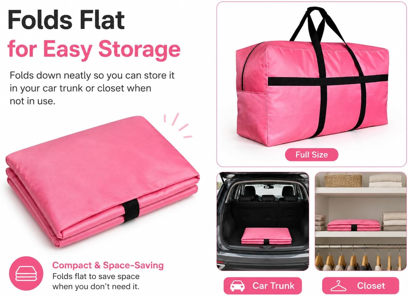 Thumbnail 5 de HaoHakka Extra Large Duffle Bag for Travel (100L)