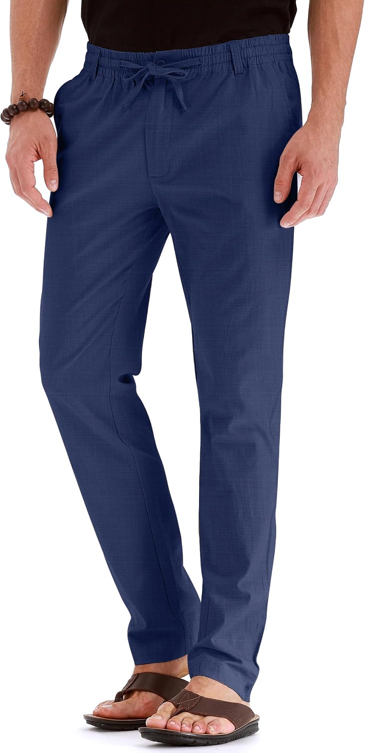 Thumbnail 2 de Sailwind Men's Drawstring Linen Pants — Casual Beach Trousers