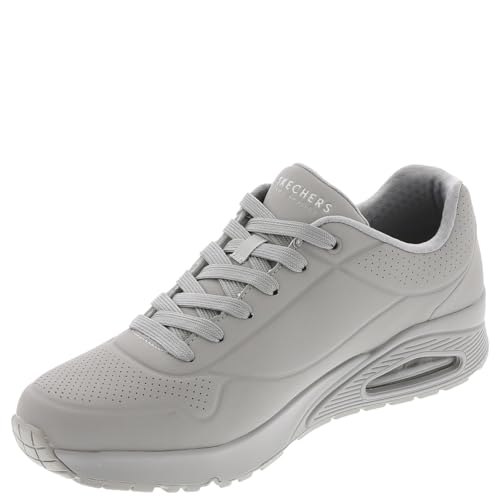 Detalle de Skechers Uno Stand On Air (LTGY) para hombre, zapatillas con cordones y suela de caucho