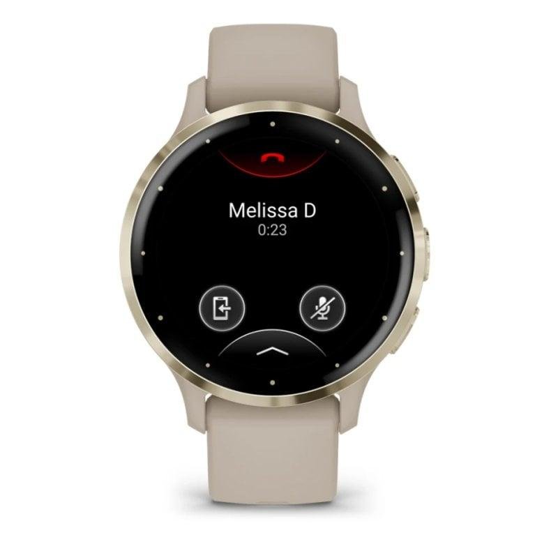 Detalle 2 de Garmin Venu 3S Reloj smartwatch 41 mm con bisel de acero inoxidable