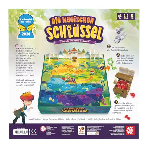 Thumbnail 2 de Game Factory 646323 Die Magischen Schlüssel – Zauberhaftes Würfelspiel
