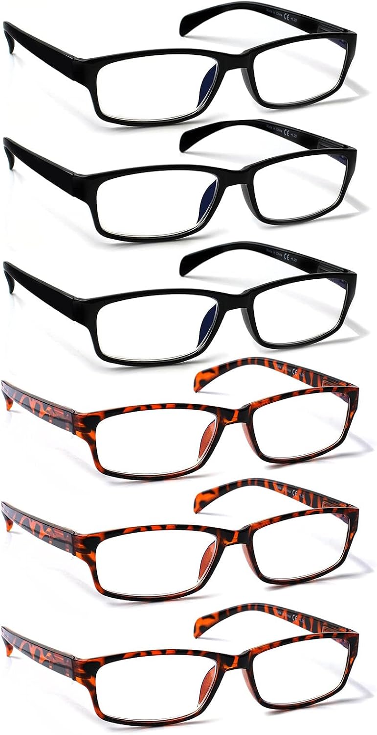 Detalle de COJWIS Lesebrille 2,00 6er Pack