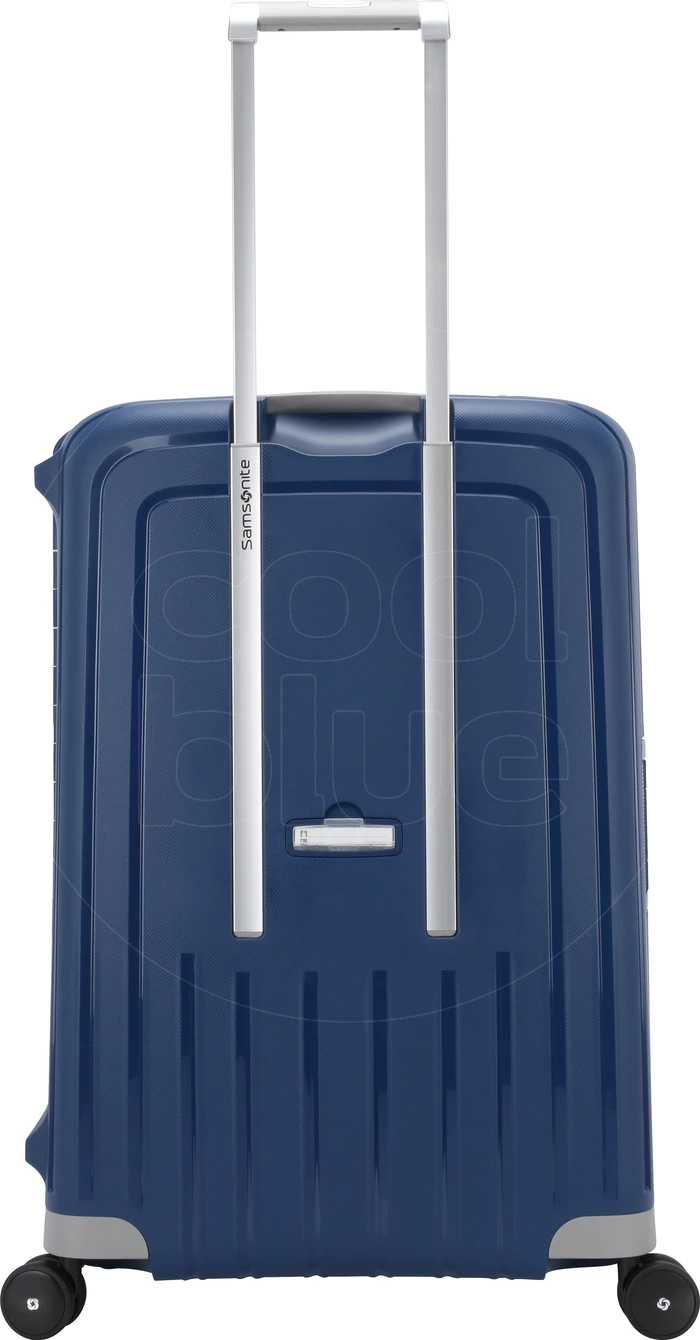Detalle de Samsonite S'Cure Spinner 75 cm Dark Blue – robuster Polypropylen-Koffer mit 102 Litern