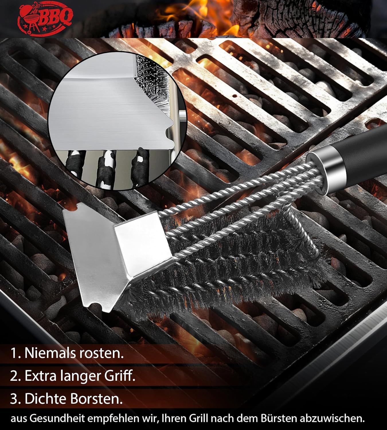 Thumbnail 5 de TNTOR Grillbürste 3in1