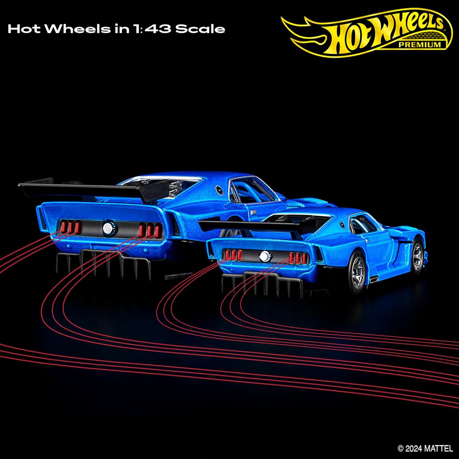 Thumbnail 4 de Hot Wheels Premium Ford Mustang '69 1:43