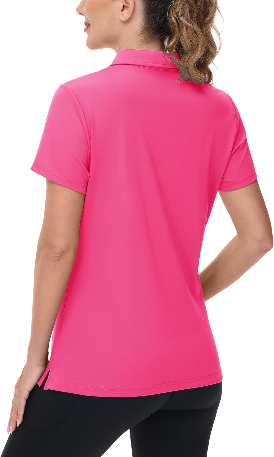 Detalle 2 de TACVASEN V-Neck Polo UPF 50+ 89% Polyester