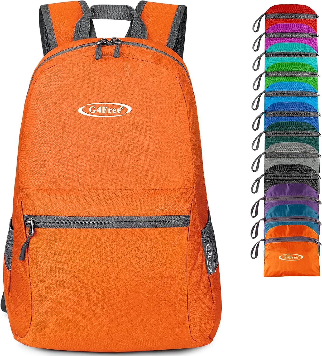 Detalle de G4Free 20L Faltbarer Rucksack ultraleicht