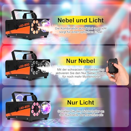 Detalle de GuKKK Nebelmaschine 600 W