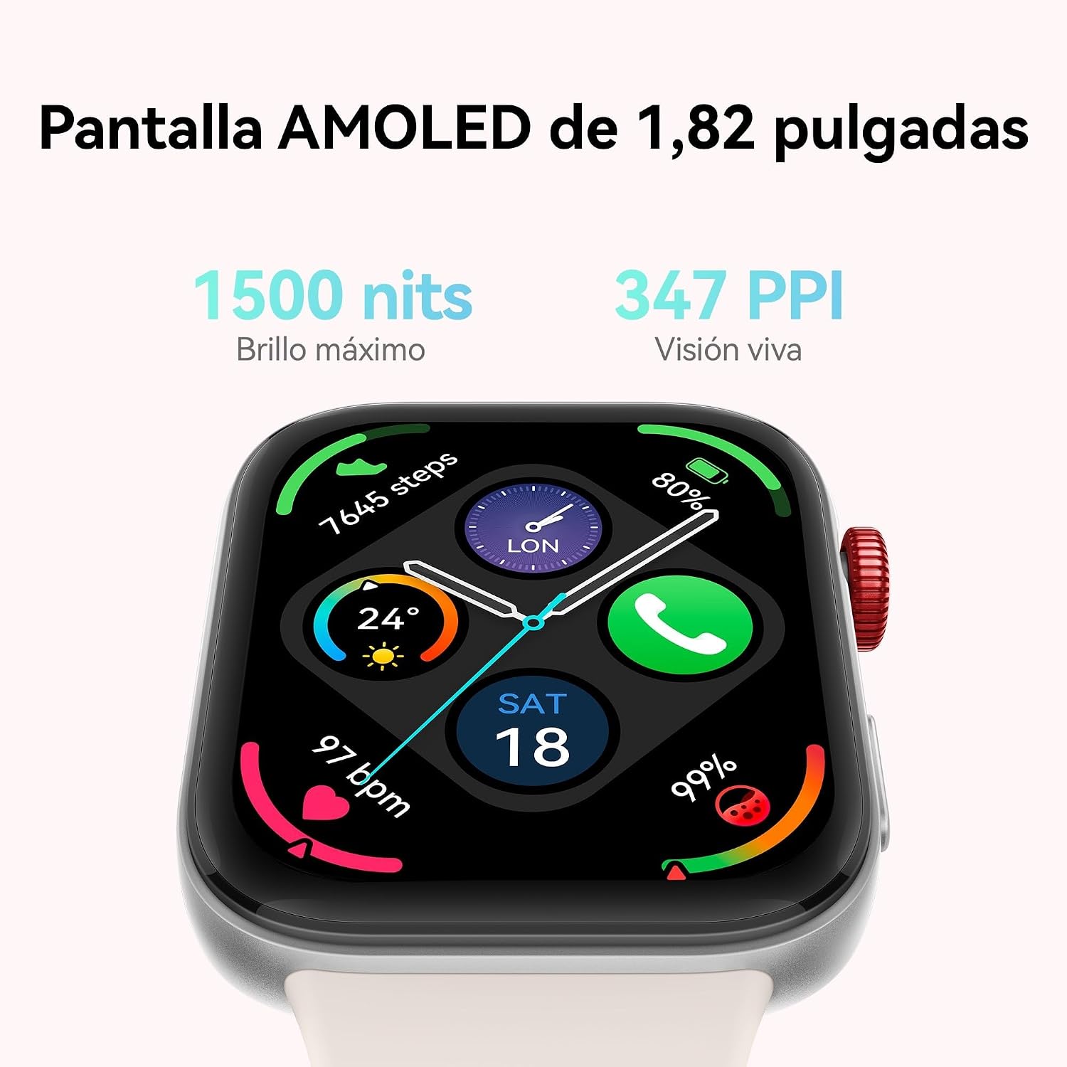 Thumbnail 2 de Huawei Watch FIT 3 Rosa reloj inteligente