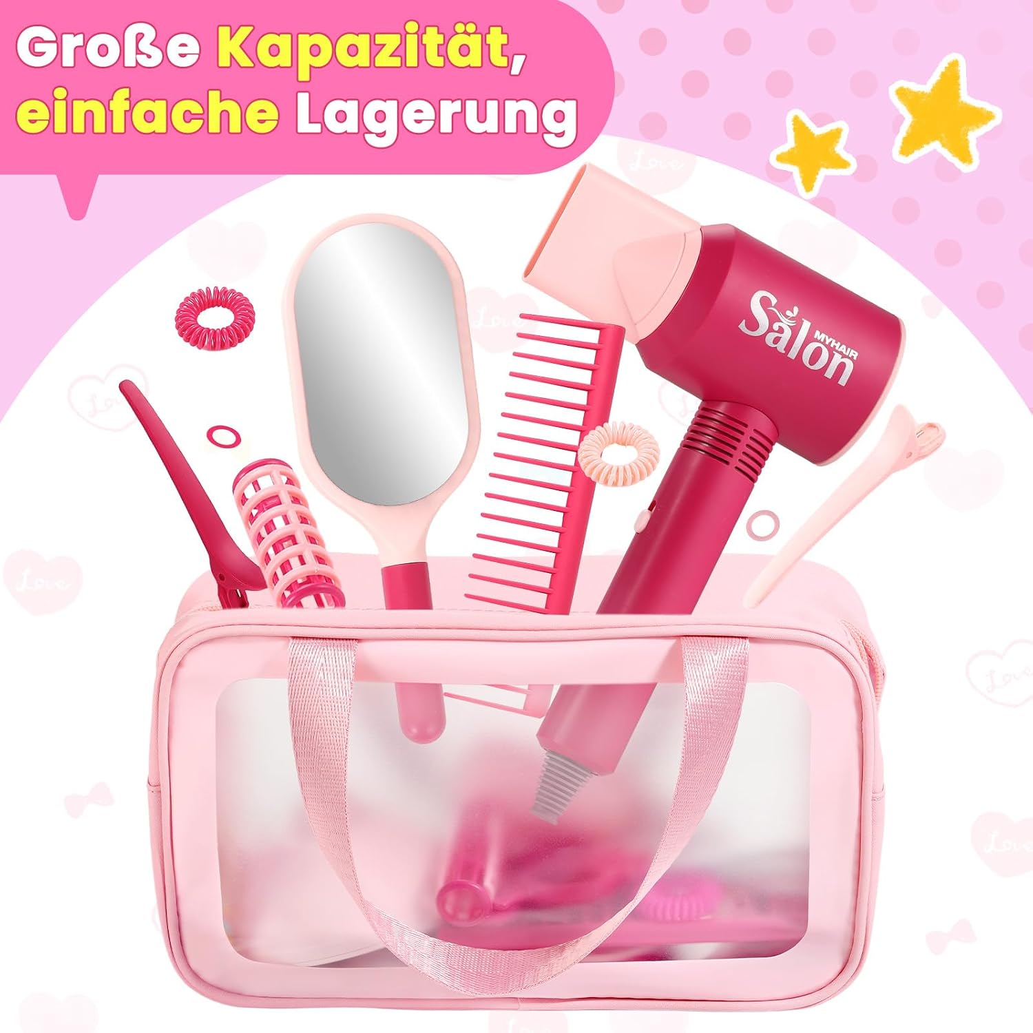 Detalle 2 de GAGAKU Friseur Set Kinder 38-teilig
