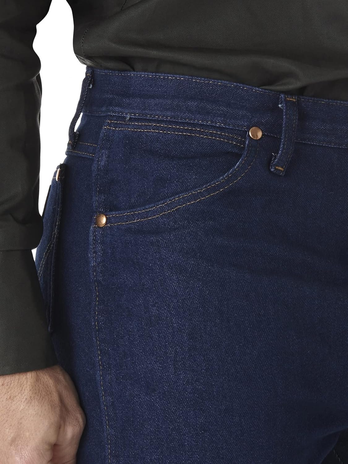 Detalle 2 de Wrangler Men's Cowboy Cut Slim Fit Stretch Boot Cut Jean Pants