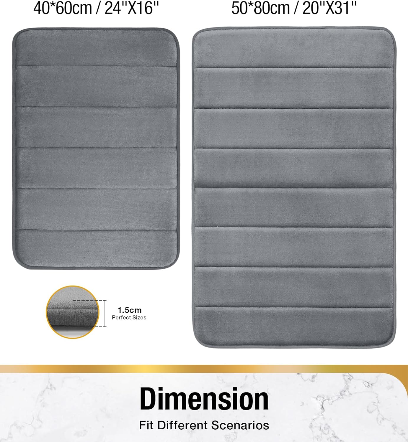 Thumbnail 1 de HITSLAM Alfombra viscoelástica 40x60 cm