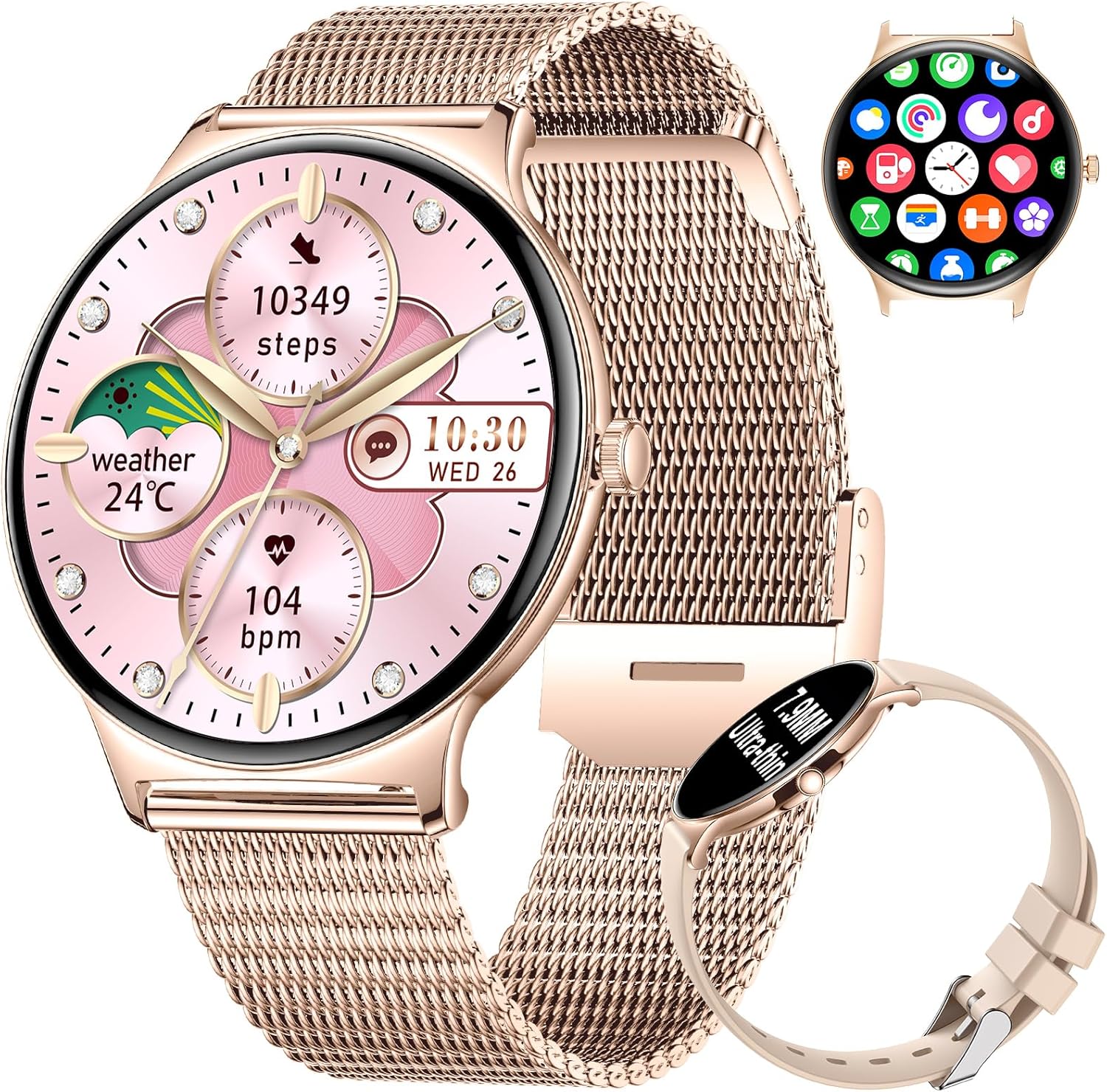 Detalle de LIGE Smart Watch for Women with Bluetooth Call and 1.43" AMOLED Screen
