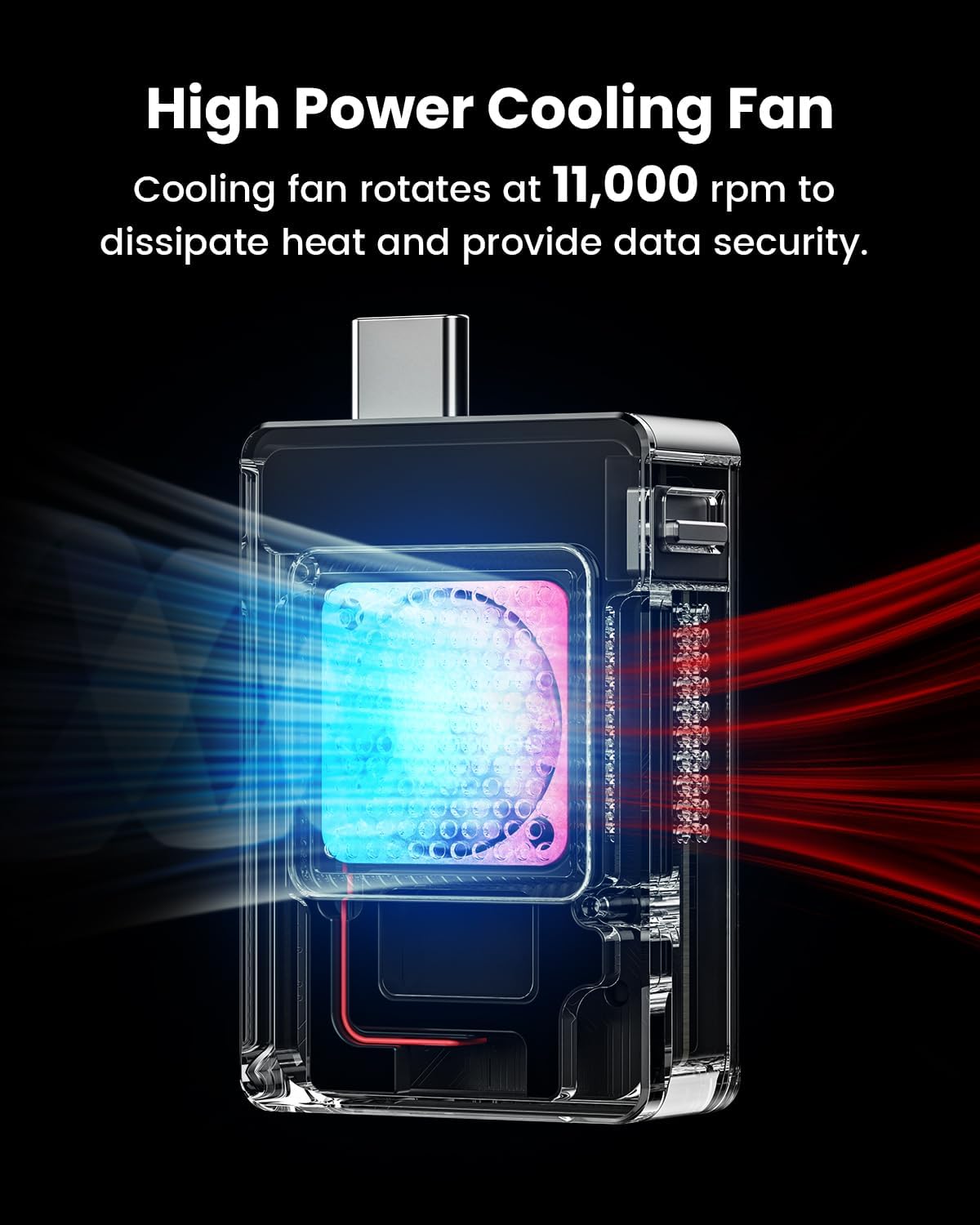 Detalle de SHARGE Disk M.2 NVMe Enclosure 2TB