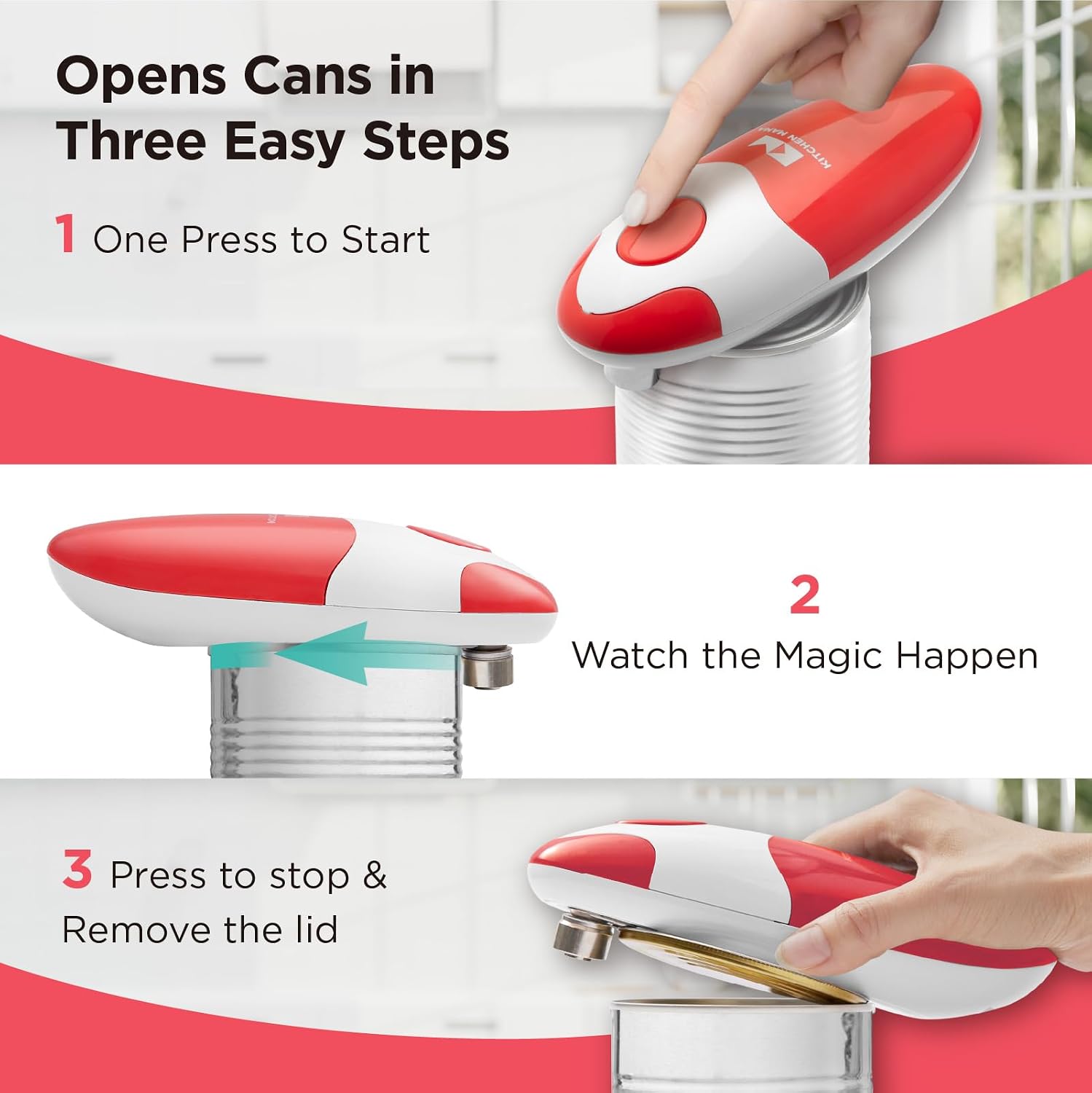 Thumbnail 1 de Kitchen Mama Auto Electric Can Opener 1-count 🧂