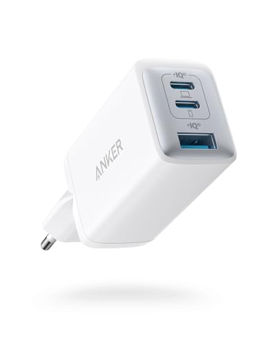 Detalle de Anker Nano II 65W USB C Ladegerät – 3-Port PPS Schnellladegerät, kompakt und zuverlässig