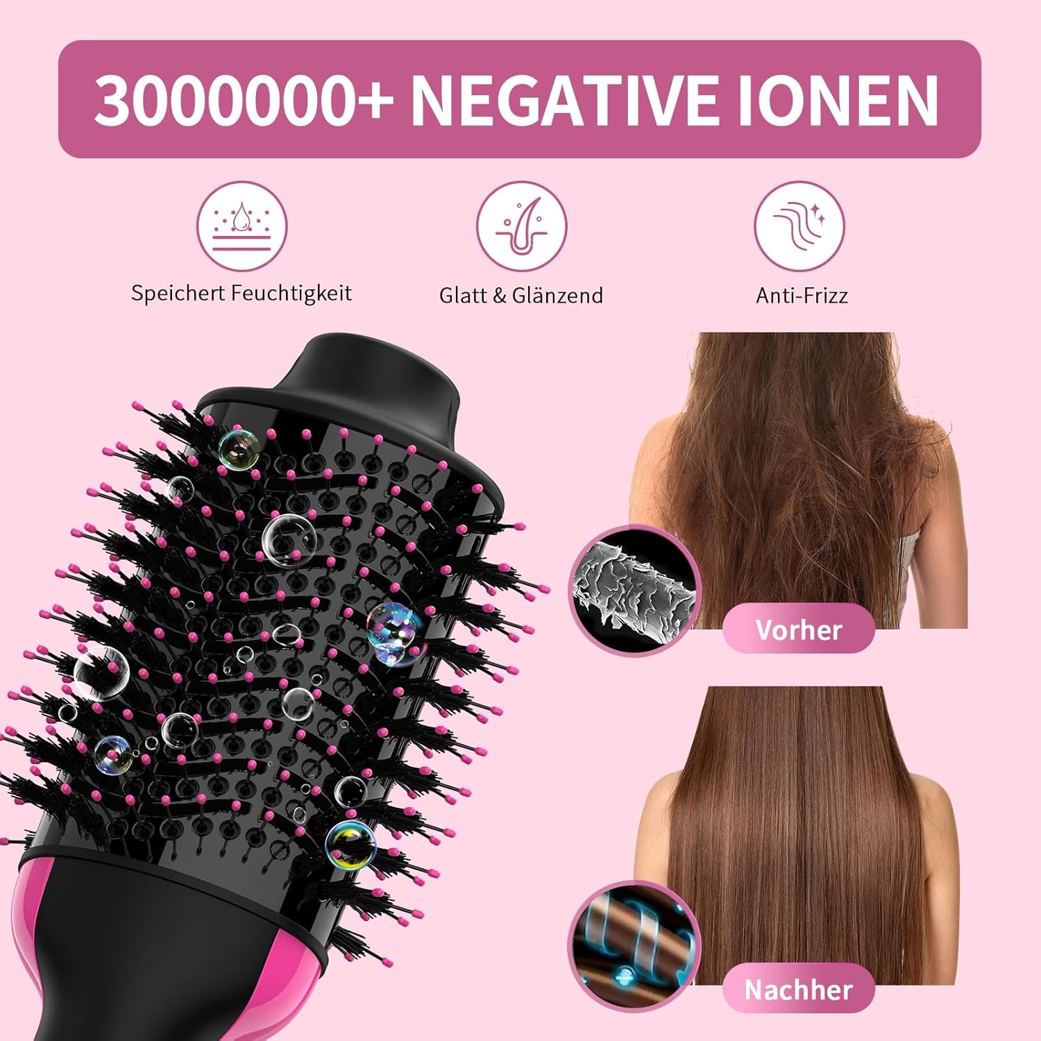 Thumbnail 3 de Sawop Warmluftbürste Rundbürstenföhn – 4-in-1 Haartrockner und Styler