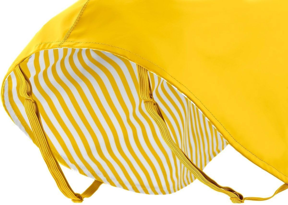 Detalle de Hunter Hunde-Regenmantel Milford Gelb – ergonomische Passform, verstellbar, Größe 50