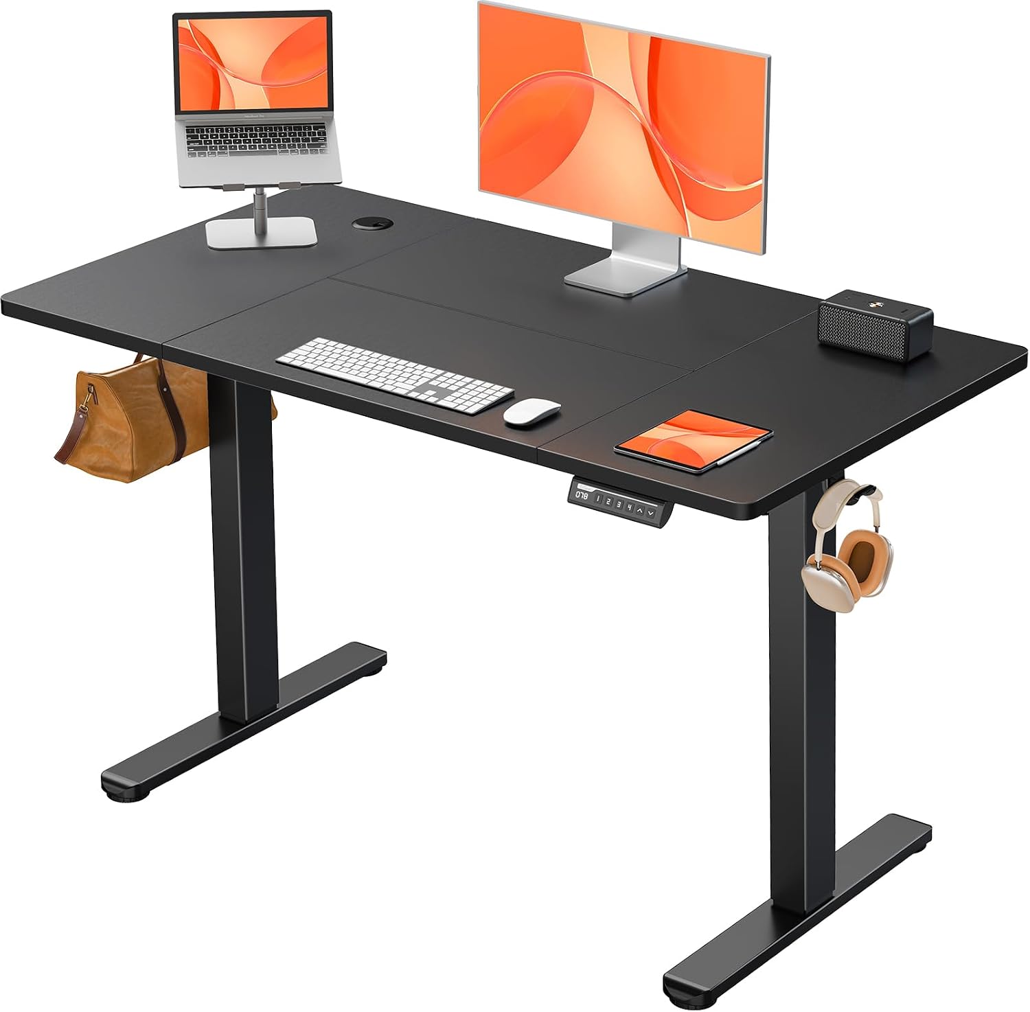 Detalle de ErGear 120x60 cm höhenverstellbarer Schreibtisch