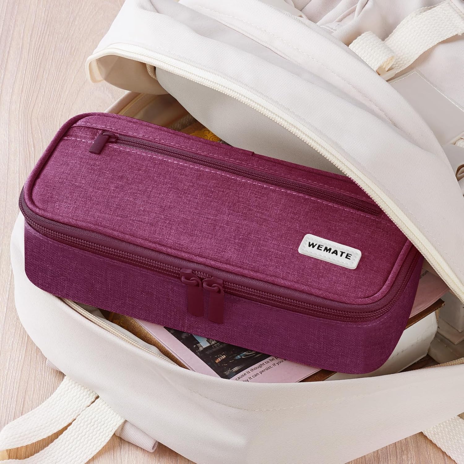 Thumbnail 6 de WEMATE Large Pencil Case: A practical, durable organiser for daily stationery