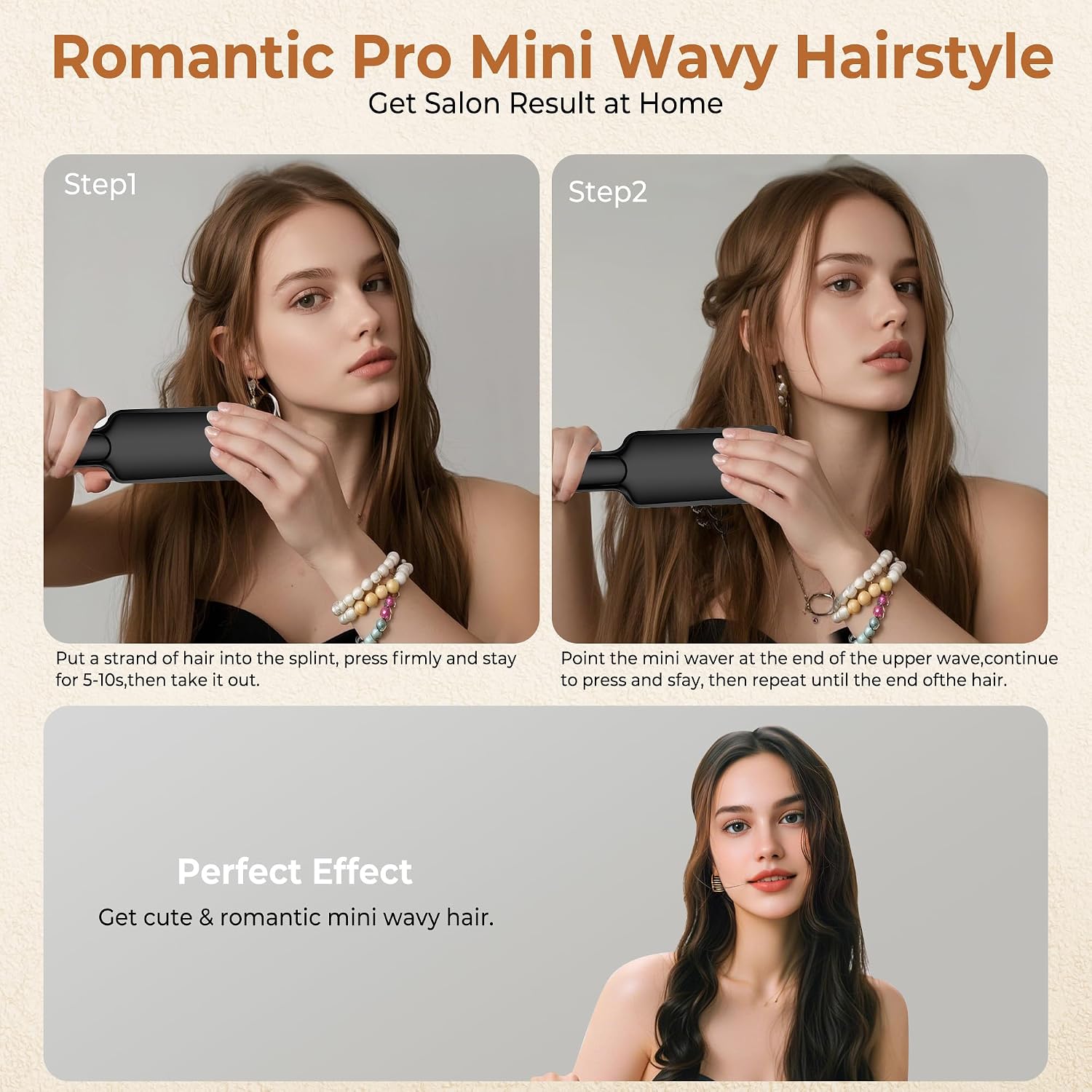 Thumbnail 6 de UKLISS Hair Waver Mini Wave Curling Iron – Pro Lightweight 3 Barrels