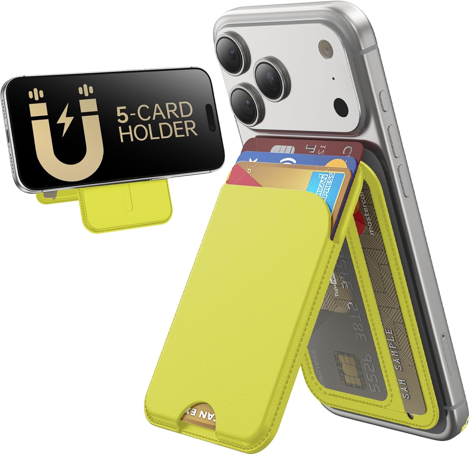 Detalle de TWZKG MagSafe wallet 5-card holder