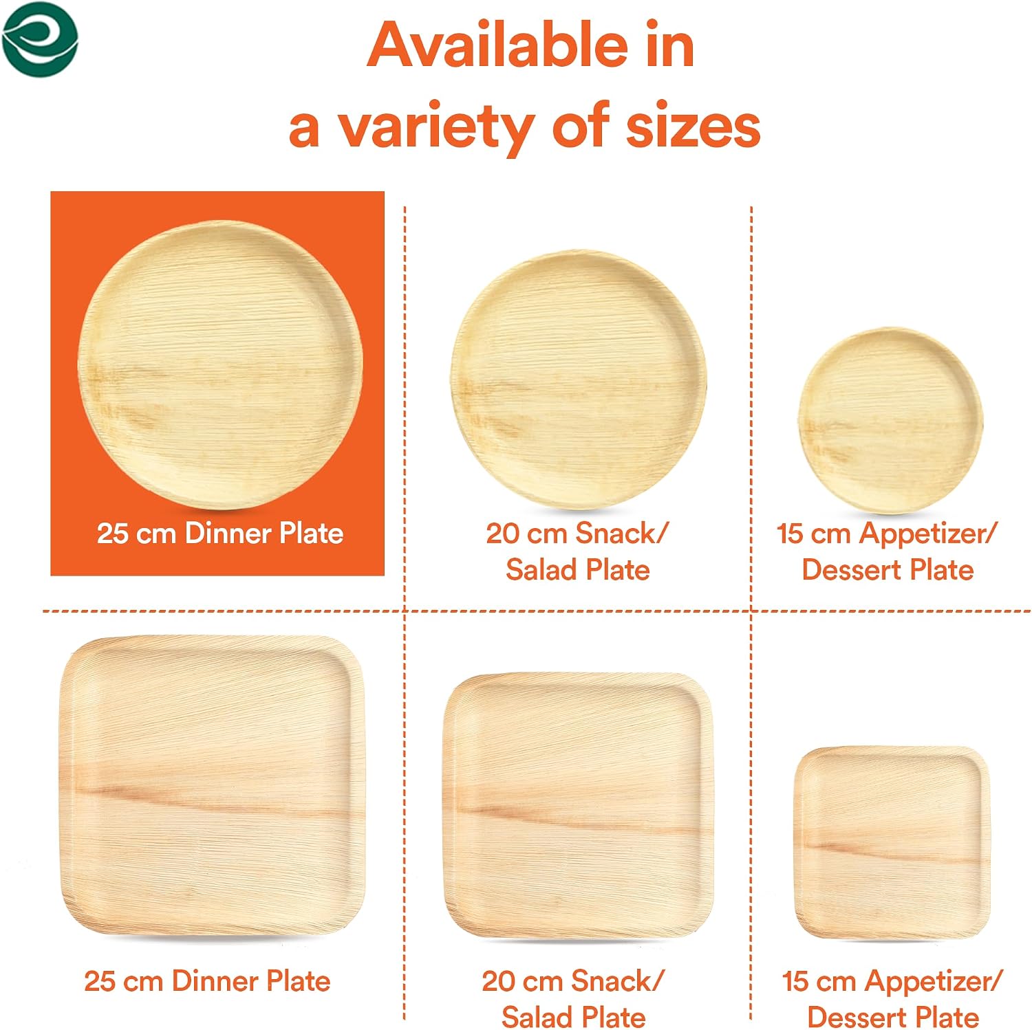 Thumbnail 6 de ECO SOUL palm leaf plates 10 inch round