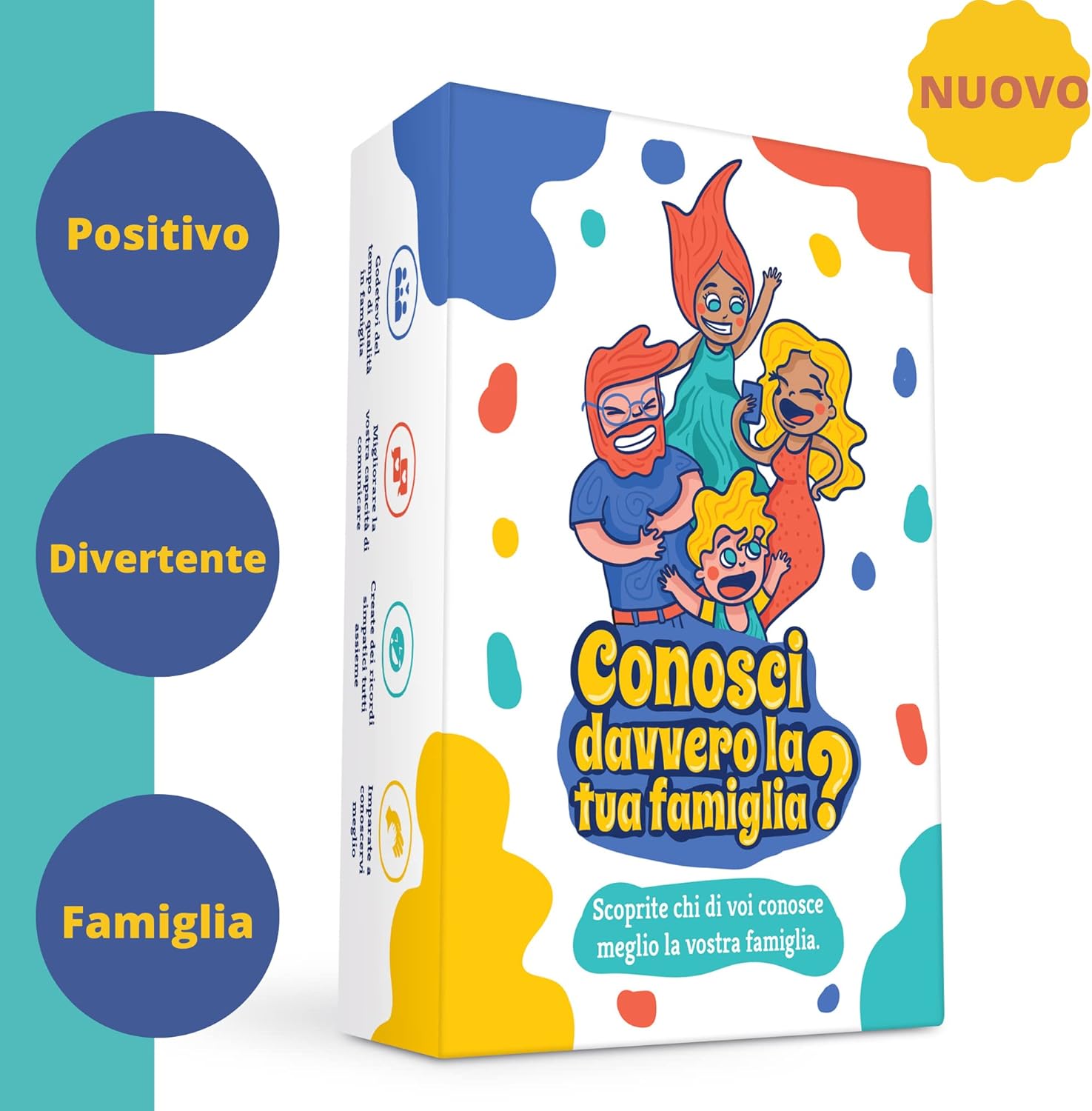 Thumbnail 6 de Gioco di carte Conosci davvero la tua famiglia? 15 carte