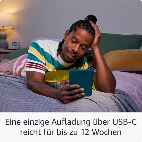 Detalle de Amazon Kindle Paperwhite (neueste Generation) – 7-Zoll-Display, 16 GB, ohne Werbung, Schwarz