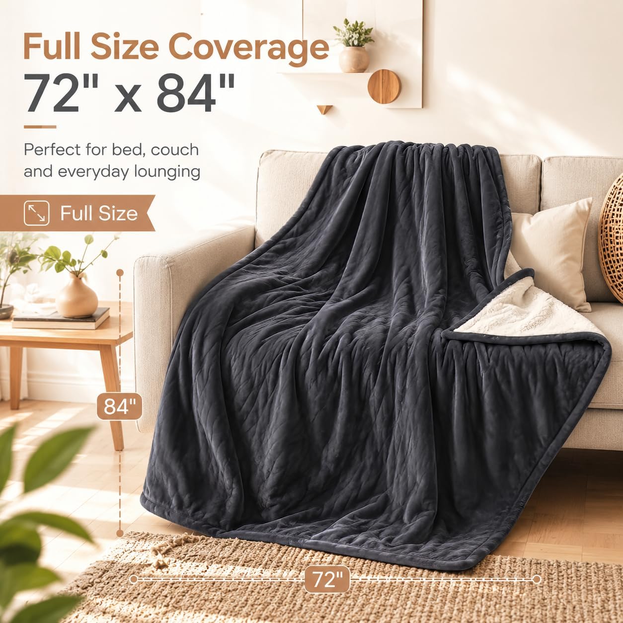 Thumbnail 4 de Electric Heated Blanket 72"x84" Full Size — Heated Blanket