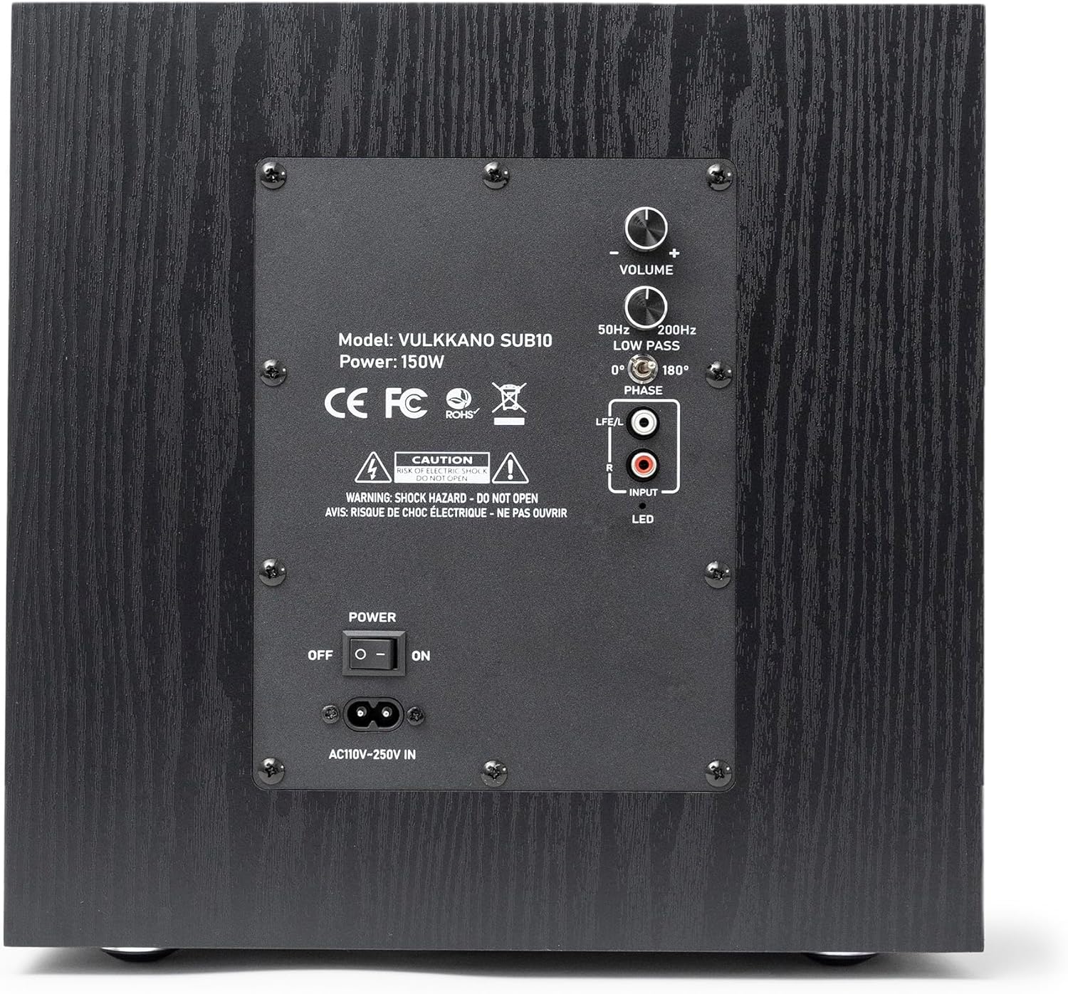 Thumbnail 2 de VULKKANO SUB10 : Caisson de Basse de 10 Pouces, 150 W RMS